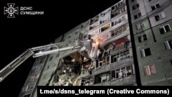 Орус армиясынын Украинанын Сумы облусуна жасалган дрон чабуулунун кесепети. 30-январь, 2025-жыл. 