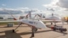RUSSIA -- The Russian UAV ORION-E is seen at the MAKS 2019 air show in Zhukovsky, outside Moscow, August 27, 2019