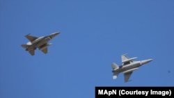 За заявою відомства, близько 18:23 F-16 виявили безпілотник у національному повітряному просторі (ілюстраційне фото)