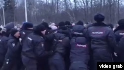 Протест в Волоколамске.