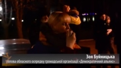 У Луганську з нагоди Вільнюського саміту розгорнули 50-метровий прапор України