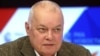 Russian state media boss Dmitry Kiselyov is on the EU sanctions list for his role in promoting Kremlin propaganda in support of Russia's 2014 annexation of Crimea from Ukraine.
