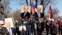 Վարդան Ղուկասյանի նկատմամբ արդար դատաքննության պահանջով ցույց Երևանում՝ ԱՄՆ-ի դեսպանատան դիմաց