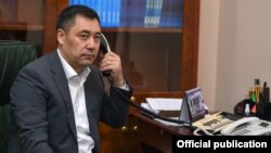 Садыр Жапаров. Архивное фото.