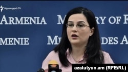 Հայաստանի ԱԳՆ խոսնակ Աննա Նաղդալյան, արխիվ