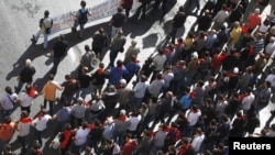 Акція протесту в Афінах, 18 жовтня, 2012