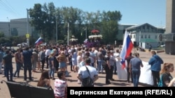 Иркутск, митинг в поддержку Дмитрия Матвеева