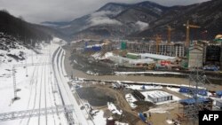 Ռուսաստան - Օլիմպիական շինարարությունը Սոչիում, հունվար, 2013թ.