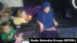 В сирийском лагере "Рож". Боснийские дети.