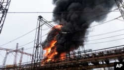 У міністерстві не уточнюють, який об’єкт зазнав атаки, однак обласна влада писала про Зміївську ТЕС.