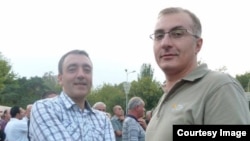 Քաղաքացիական ակտիվիստներ Հայկակ Արշամյանը (աջից) և Սուրեն Սաղաթելյանը, արխիվ