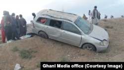 تصویر آرشیف: حادثهٔ ترافیکی در جنوب افغانستان 