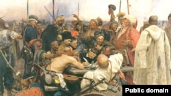 Репин Ильян "Туркойн султане кехат яздеш бу запорожхой" сурт. 