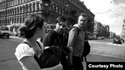 Арт-группа "Война": Коза, Леонид Николаев, Олег Воротников