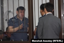 Один из подсудимых по "Хоргосскому делу". Алматы, 20 июня 2013 года.