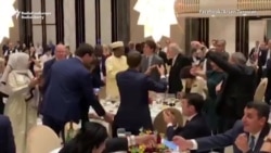 Macron And Trudeau Dance In Yerevan