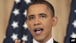 Президент Барак Обама. АКШнын Мамдепартаменти, Вашингтон, 19.5.2011. AP. 