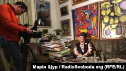 Емма Андієвська під час інтерв’ю Радіо Свобода, лютий 2018