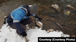 Чаткалдагы кендердин биринде тартылган сүрөт. 