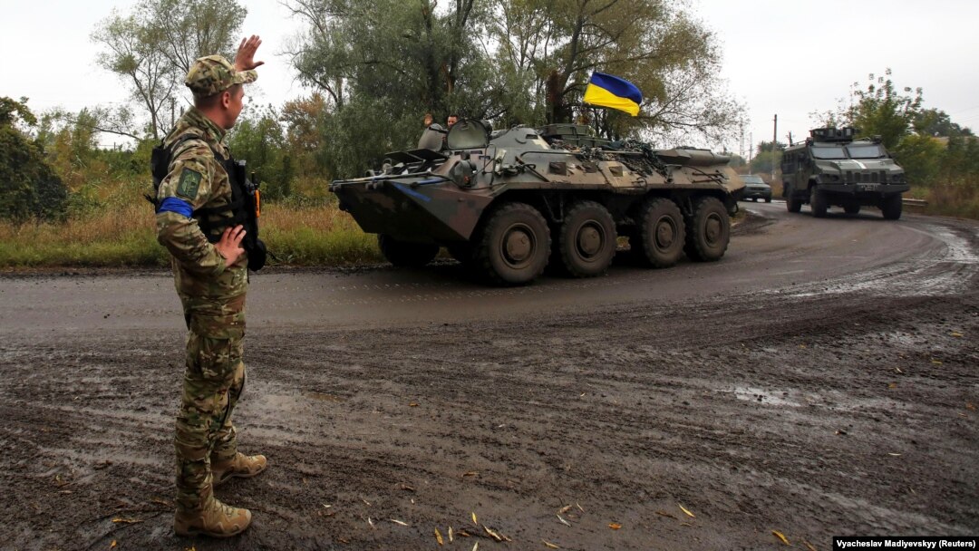 نیروهای اوکراینی در جنگ با روسیه