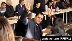 Արթուր Վարդանյանը դատական նիստերից մեկի ժամանակ, արխիվ