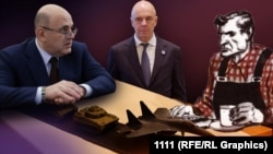 Премьер-министр России Михаил Мишустин и министр экономики РФ Антон Силуанов. Коллаж