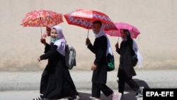 Афганские девочки в Кабуле, 5 сентября 2021 года