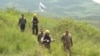Armenia - OSCE observers escorted by Armenian army officers monitor the ceasefire regime in Tavush province bordering Azerbaijan, 24Jun2016.