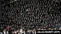 Իսրայել - Լագ բա Օմերի տոնակատարությունը Գալիլեայի Մերոն լեռան վրա, 29-ը ապրիլի, 2021թ․