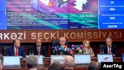 Ադրբեջանի ԿԸՀ-ն հայտարարում է նախնական արդյուքները, 26-ը սեպտեմբերի, 2016թ.