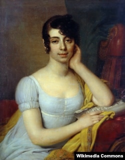 Робота художника Володимира Боровиковського початку 19-го сторіччя. Портрет Клеопатри Лобанової-Ростовської, з роду Безбородьків (1791-1840)