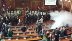 Kosovo Parliament Disrupted Again With Tear Gas Attack By Opposition