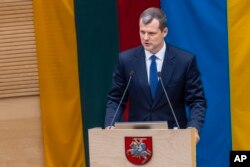 Кіраўнік ураду Літвы Гінтаўтас Палуцкас