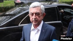 Армениянын мурдагы президенти Серж Саркисян. Ереван. 16-апрель, 2020-жыл.  
