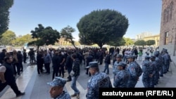 Բեռնատարների վարորդների ակցիան կառավարության շենքի առջև, հոկտեմբերի 16,2025թ.