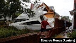 "Флоренс" бороонунун кесепети, Түндүк Каролина, АКШ, 16-сентябрь 2018-жыл.