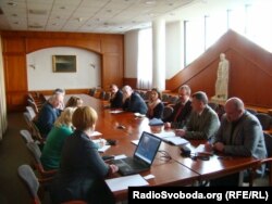 Зустріч із українськими журналістами у МЗС Угорщини, 31 березня 2014 року