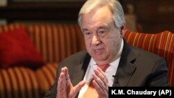 انتونیو گوتیرش منشی عمومی سازمان ملل متحد