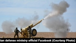 نیروهای افغان حین اجرای عملیات نظامی در یکی از ولایات افغانستان