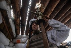 Позиція української армії на передовій під Донецьком, грудень 2019 року