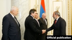 Հայաստանի վարչապետ Նիկոլ Փաշինյանն ընդունում է ԵԱՀԿ Մինսկի խմբի համանախագահներին և ԵԱՀԿ գործող նախագահի անձնական ներկայացուցչին, Երևան, արխիվ