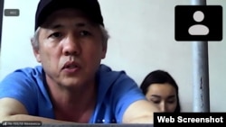 Kazakh activist Askhat Zheksebaev (file photo)