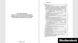 Коррупцияга каршы мамлекеттик жаңы стратегиянын мазмуну. Ворд версиясынын скриншоту.