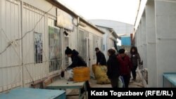 Один из рынков города Жанаозен Мангистауской области.  