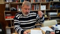 2021-ի Խաղաղության Նոբելյան մրցանակի դափնեկիր արխիվ Դմիտրի Մուրատով,