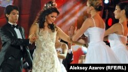 Дарига Назарбаева на фестивале "Алма-Ата - моя первая любовь". Алматы, 8 сентября 2012 года.       