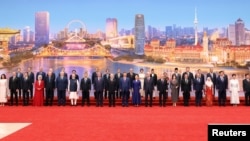 Акси муштараки раҳбарони кишварҳои узви Созмони Ҳамкориҳои Шанхай.