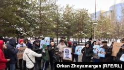 Санкционированный митинг в Нур-Султане за политические реформы и переход к парламентской форме правления в Казахстане. 9 ноября 2019 года.