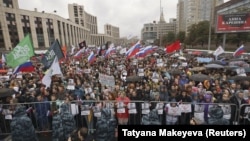 Митинг оппозиции в Москве, 10 августа 2019 года 