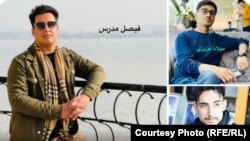 فیصل مدرس و دو همکارش میلاد عزیز و ادریس رحیمی